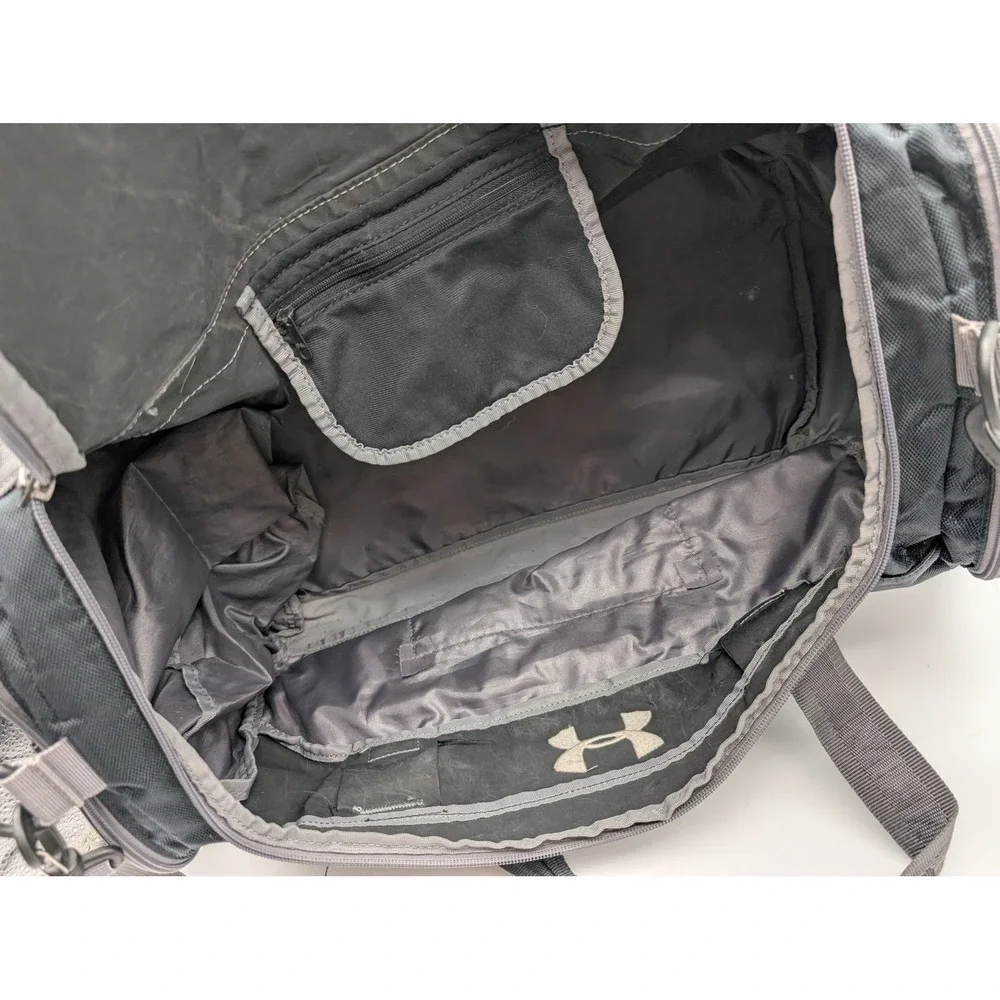 Under Armour Undeniable Duffle Bag Black Grey Medium Gym Travel Sports Bag